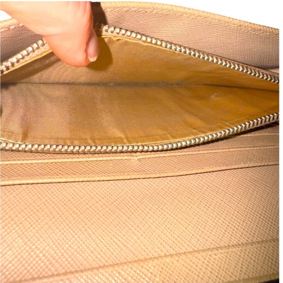 PRADA Saffiano Studded Borchi Contential Wallet - Picture 10 of 11